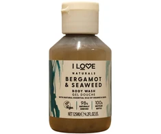 I Love Naturals Collection Bergamot &amp; Seaweed Hydrating Dušo želė For All Skin Types, 125 ml