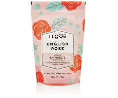 I Love Signature Collection English Rose Bath Salt, 500g