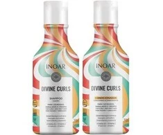 Inoar Divine Curls Hair Care Set Šampūnas and Conditioner šampūnas ir kondicionierius plaukams 250ml