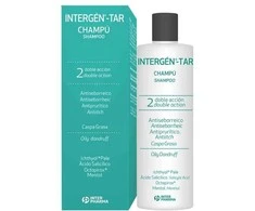 "Intergén" šampūnas nuo pleiskanų, deguto ir seborėjos