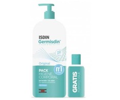 "Isdin Germisdin" originalus dušo gelis be muilo 1000 ml rinkinys 2 vnt