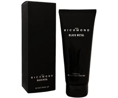 John Richmond Juodas Metal Natural Cleansing Dušo želė, 200 ml