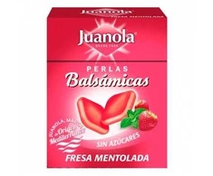 Juanola braškių mentholio pastilės 25g