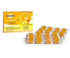 Juanola Propolio medus Cinkas Vitaminas C 24vnt