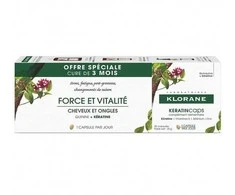 Klorane KeratinCaps Strength and Vitality 3x30 Capsules