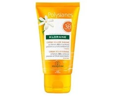 Klorane Polysianes Sublime Face Sun Kreminis Spf30 veido kremas nuo saulės 50ml
