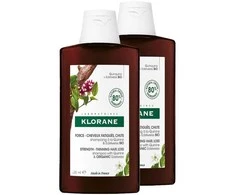 "Klorane" šampūnas su chininu ir "Edelveiss Bio" 2x400ml