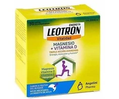 Leotron Magnesium+Vitamin D maisto papildas magnis su vit D 30 vnt