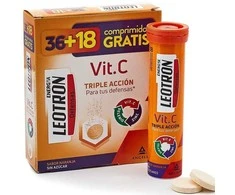 "Leotron" vitaminai C 36 + 18 putojančių tablečių
