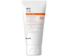 "Leti At4 Defense Facial Spf50+" veido apsauginis kremas nuo UV spindulių 50ml