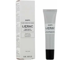 Lierac Diopti Dark Circle Correction Fluid skaistinamasis fluidas patamsėjusiai paakių odai koreguoti, 15 ml