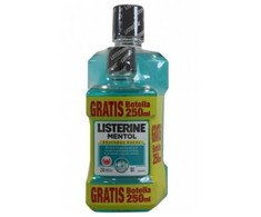 Dantų šepetėlis "Listerine Mentol" burnos skalavimo skystis 500+250ml