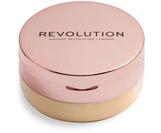 „Makeup Revolution Conceal &amp; Fix“ veganiška birių, fiksuojančių pudrų rinkinys, vidutinio dydžio, geltona, 13 g