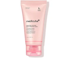 Medicube Pdrn Rožinė Caffeine Night Wrapping Mask atkuriamoji naktinė kaukė 75ml