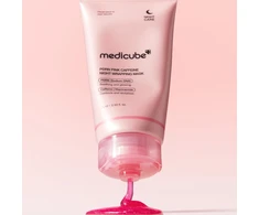 Medicube Pdrn Rožinė Caffeine Night Wrapping Mask atkuriamoji naktinė kaukė 75ml