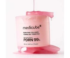 Medicube Salmon DNA PDRN Rožinė Collagen Jelly Pad veido padeliai 70 vnt