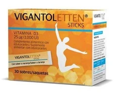Merck Vigantoletten Vitamin D3 Sticks 30 vienetų