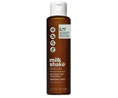 Švelnus ilgalaikis plaukų dažymo aliejus be amoniako „Milk Shake“ 5,77, 120 ml