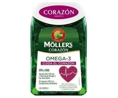 MOLLER´S Mollers širdies omega-3 80 kapsulių