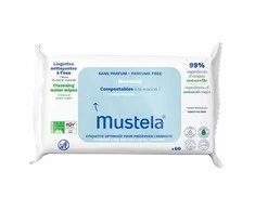 Mustela Biodegradable Wipes 60 Units