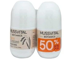Musvital Mussvital Botanics Dezodorantas Forte 75ml rinkinys 2 vienetai