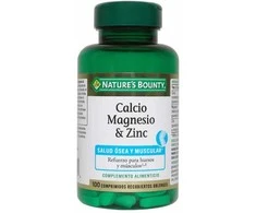 Natures Bounty Calcium Magnesium - Zinc 100 Tablets