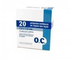 Neaustinės medžiagos pagalvėlė 20 vienetų 7,5 X 7,5 cm O.c