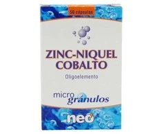 "Neo Microgranules" cinko nikelio kobalto 50 kapsulių