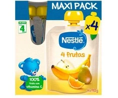 "Nestle" 4 vaisių tyrelės 4x90g "Maxi Pack"