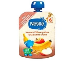 "Nestle Naturnes Apple Banana Oatmeal" avižinė košė 90g