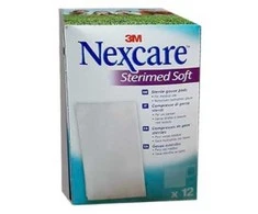 "NexCare" 3 m Sterilizuota minkšta marlė sterili 36x40 cm 12U