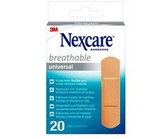 "Nexcare Plastic" 20 juostelių 19x76 mm