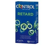 Non Stop Retard Control 12 vnt Nominal Length prezervatyvai 54mm