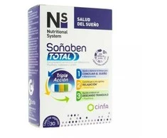 NS Soñaben Total maisto papildas geram miegui 30 kapsulių