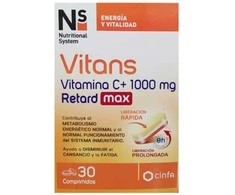 NS Vitans Vitaminai C+ 1000Mg Retard Max 30 vnt