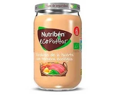 Nutribén Ecopot Sodo daržovės su ekologiška jautiena 235g