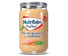 Nutribén Vištiena su žirneliais ir morkomis 235g