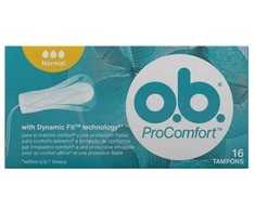 "O.B Pro Comfort Normal" tamponai 16 vienetų