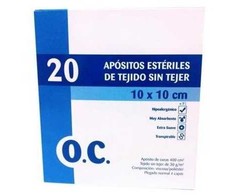 O.c sterilus tvarstis neaustinis audinys 20cmx20cm 20vnt