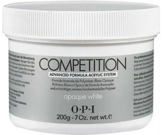 „Opi Competition“ akriliniai nagų milteliai, nepermatomi, balti, 200 g