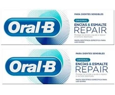 Oral-B DUPLO Gums - Enamel Repair Original 2x100ml balinamoji dantų pasta