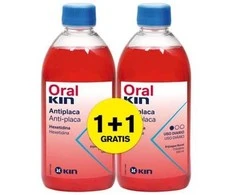 Oralkin burnos skalavimo skystis 500ml + 500ml Nemokama