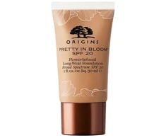 Origins, Pretty In Bloom, Long Wearing, Kreminis Foundation, 500, Medium Deep Warm, SPF 20, 30 ml
