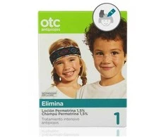 Otc galvos utėlių gydymo paketas losjonas 125ml šampūnas 125ml