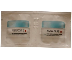 Tobulinamasis priežiūros rinkinys Annayake: 24 val., drėkinamasis, vietinis kreminis, veidui, 1 ml *Mėginys + 24 val., drėkinamasis, kreminis, veidui, 1