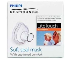 "Philips Respironics Litetouch Diamond" naujagimio kaukė 0-18 m