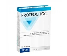 Pileje Proteochoc 12 kapsulių