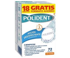 "Polident" valymo tabletės 72 vienetai