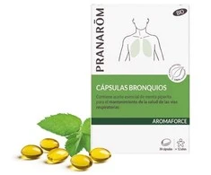 Pranarom Aromaforce Bronchi Bio maisto papildai 30 vnt kapsulių