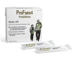 Profaes4 Faes Farma Profaes 4 probiotikai dvigubos lazdelės vitaminai 30